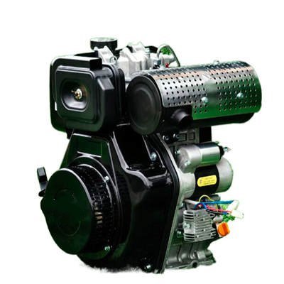 WSE195F 531CC Direct Injection Air Cool Diesel Engine With Electric Start Applied For Generator, Road Cutter, Motoblock Air Compressor Etc