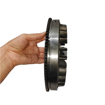 New Model! Electric Start Flywheel With Gear Ring And Inner Magnets Fits 170F 173F 4HP 5HP L48 L40 Small Air Cooled Diesel Engine