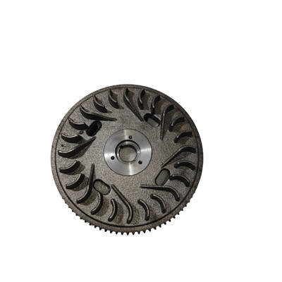 New Model! Electric Start Flywheel With Gear Ring And Inner Magnets Fits 170F 173F 4HP 5HP L48 L40 Small Air Cooled Diesel Engine