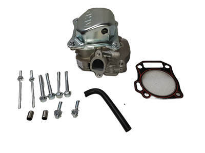 Cylinder Head Complete Kit(Package) With Locker Type Valves Springs Rockers Assmebled Including Valve Cover, Bolts For Clone 208CC 212CC 7HP Small Gasoline Engine