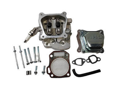 Cylinder Head Complete Kit With Locker Type Valves Springs Rockers Assmebled Including Valve Cover, Gasket , Bolts For Clone 208CC 212CC 7HP Small Gasoline Engine