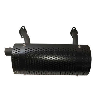 Oil Filter Side Quality Muffler Exhaust Pipe Silencer Assy. Fits For GX620 GX670 2V77F V-Twin Horizontal Shaft Gasoline Engine