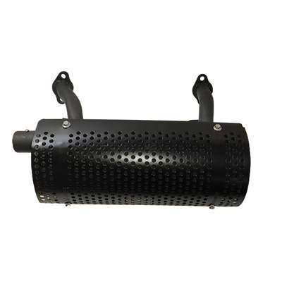 Oil Filter Side Quality Muffler Exhaust Pipe Silencer Assy. Fits For GX620 GX670 2V77F V-Twin Horizontal Shaft Gasoline Engine