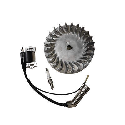 Cast Aluminum Flywheel & Ignition Coil Kit Fits Clone GX160 GX200 GX210 Clone 160CC 196CC 212CC 230CC Non-Hemi Type Race Kart Engine