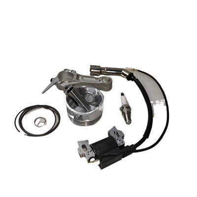 Ignition Coil & Spark Plug & Piston+Connecting Rod Kit Fits 168F GX200 Clone 68MM Bore 6.5HP 196CC Gasoline Engine
