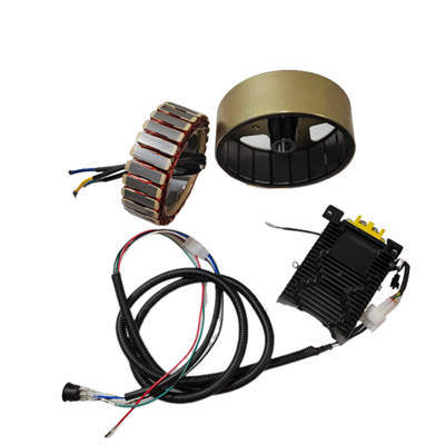 5000W PMG 48V DC Generator (Rotor+Stator) With Automatic Controller and Switch Cable Kit