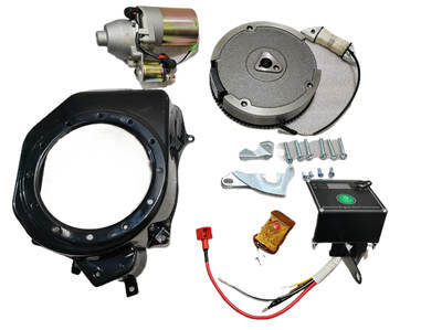 New Model Manual to Electric Start Conversion Kit For Predator Hemi Version 6.5HP 7HP 212CC Gasoline Engine With Remote Start Controller Box and Built-In Lithium Battery