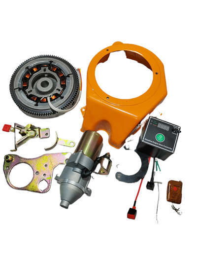New Model Manual To Electric Start Conversion Build Kit Incl. Flywheel Generator Starter Controller Box For 168F 170F 3HP 4HP 4 Stroke Small Diesel Engine