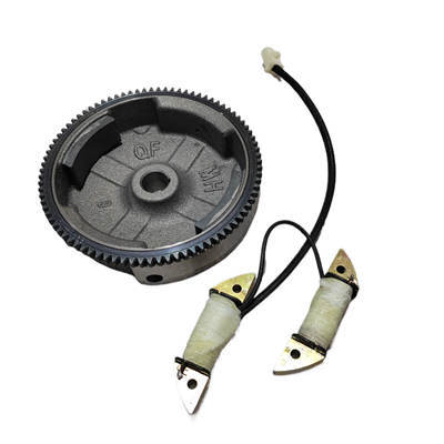 Electric Flywheel And 35W Lighting Coil Kit Fits For Predator Craftsman Duromax Wen Westinghouse GX160 GX200 196CC 212CC  Gasoline Engine