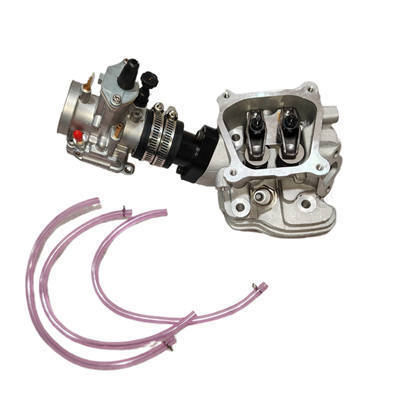 Shredder Cylinder Head Complete With CNC Intake Pipe and PWK 24 24MM  Performance Carburetor Kit