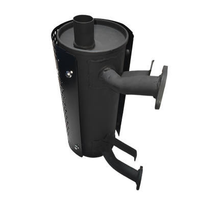 Quality Replacement Muffler Silencer Exhaust Pipe(Right Port Side) Fits For Honda GX630 GX660 GX690 V-Twin Gasoline Engine