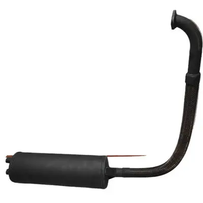 Flexible Long Hose Muffler, Silencer, Exhaust Pipe Fits GX390 GX420 188F 190F 192F Big Clone Engine, Racing Kart  Part
