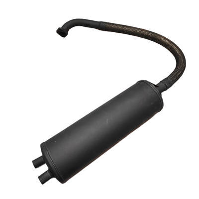 Flexible Long Hose Muffler, Silencer, Exhaust Pipe Fits GX390 GX420 188F 190F 192F Big Clone Engine, Racing Kart  Part