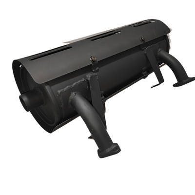 Muffler Exhaust Pipe, Silencer Assy.(Left Side Port Direction From Crank Side View) For Predator 670CC 22HP Horizontal Shaft Air Cool V-Twin Cylinder Gasoline Engine