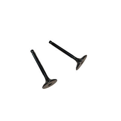 DLC Coated Intake and Exhaust Valves Kit For Shredder 18CC/22CC Dome Cylinder Head Applied For Super Performance 212CC 225 250 263 Race Engine