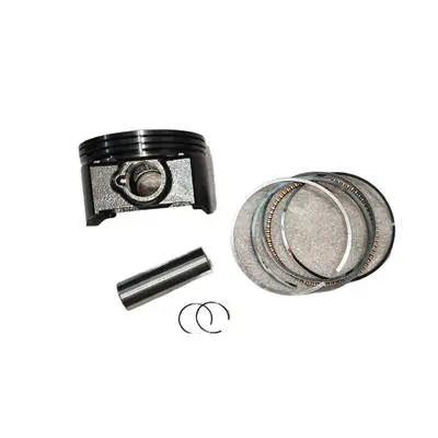 DLC Coated Flat Top Piston (0.55" Compression) With LRings Kit For Predator Hemi 212CC Or Similar 70MM Bore High Performance  Race Gasoline Engine