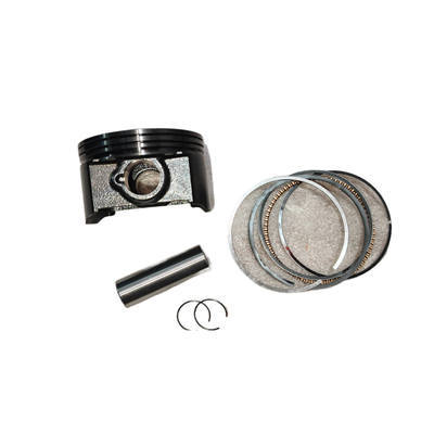 DLC Coated Flat Top Piston (0.55" Compression) With LRings Kit For Predator Hemi 212CC Or Similar 70MM Bore High Performance  Race Gasoline Engine