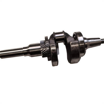 76mm Stroke Crankshaft With 36mm Dia. Solid Journal 1" Diameter Output Shaft Fits For Single Cylinder 4 Stroke  Performance 500CC Race Gasoline Engine