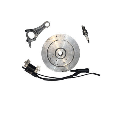 CNC Billet Aluminum Flywheel & Billet Conrod + 10K RPM Ignition Coil Upgrade Kit For 196CC 212CC 240 263  Race Kart Engine Minibike Motor