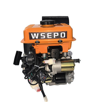 WSEPO WSE212HP 5800 RPM Performance 212CC Gasoline Engine with Electric Start Motor With 3/4" Key Shaft
