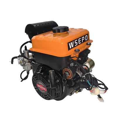 WSEPO WSE212HP 5800 RPM Performance 212CC Gasoline Engine with Electric Start Motor With 3/4" Key Shaft