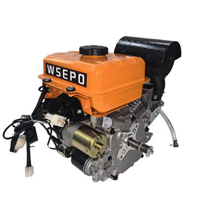 WSEPO WSE212HP 5800 RPM Performance 212CC Gasoline Engine with Electric Start Motor With 3/4" Key Shaft