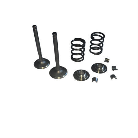 Billet Aluminum Retainers Kit with 26LBS Springs Set and 25/27 5.5mm Stem Valves Kit  Fits 212 240CC 263cc Performance High Speed Kart/Minibike Engine