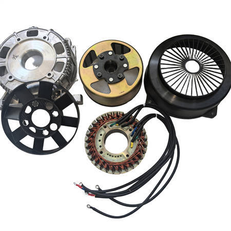 10KW PMG 48V DC Generator (Rotor+Stator) Kit With Cooling Fan Stator Braket Rotor Fan Cover