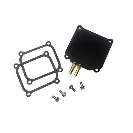 Black Color - Billet Aluminum Valve Cover with NPT Nozzles Gaskets Kit For Predator Hemi 212cc Race Kart Minibike Engine