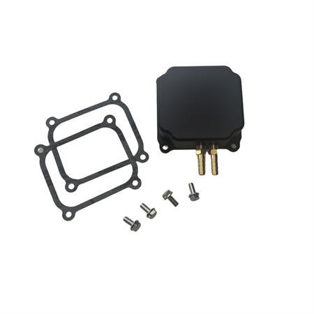 Black Color - Billet Aluminum Valve Cover with NPT Nozzles Gaskets Kit For Predator Hemi 212cc Race Kart Minibike Engine