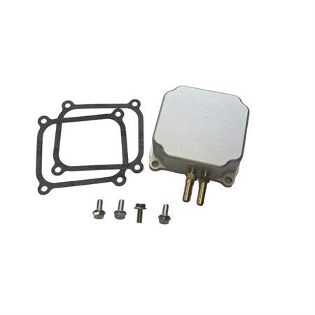 Silver Color - Billet Aluminum Valve Cover with NPT Nozzles Gaskets Kit For Predator Hemi 212cc Race Kart Minibike Engine