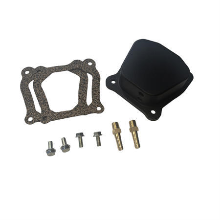 Black Color - Billet Aluminum Valve Cover with NPT Nozzles Gaskets Kit For GX200 Clone 196CC 212cc 240CC Race Kart Minibike Engine