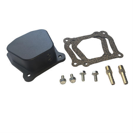 Black Color - Billet Aluminum Valve Cover with NPT Nozzles Gaskets Kit For GX200 Clone 196CC 212cc 240CC Race Kart Minibike Engine