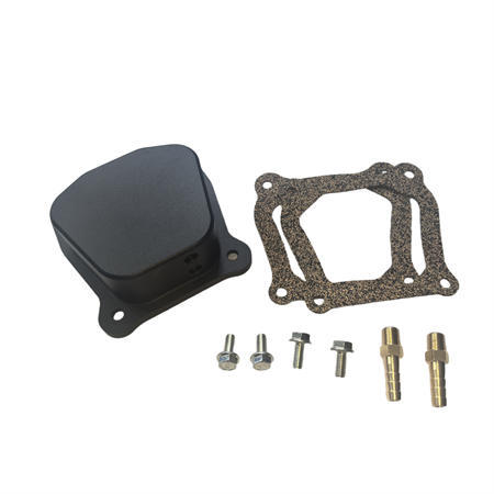 Black Color - Billet Aluminum Valve Cover with NPT Nozzles Gaskets Kit For GX200 Clone 196CC 212cc 240CC Race Kart Minibike Engine