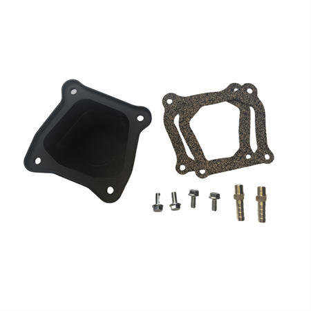 Black Color - Billet Aluminum Valve Cover with NPT Nozzles Gaskets Kit For GX200 Clone 196CC 212cc 240CC Race Kart Minibike Engine
