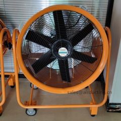 Hand push movable cooling ventiliator 24" 600mm 2.2kw 220V/380V 6 blades