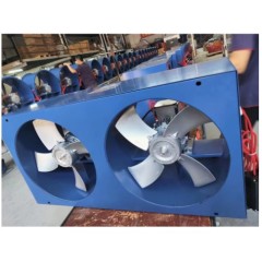 16“400mm special fan for dryer with 4 curved blades conjoined structure