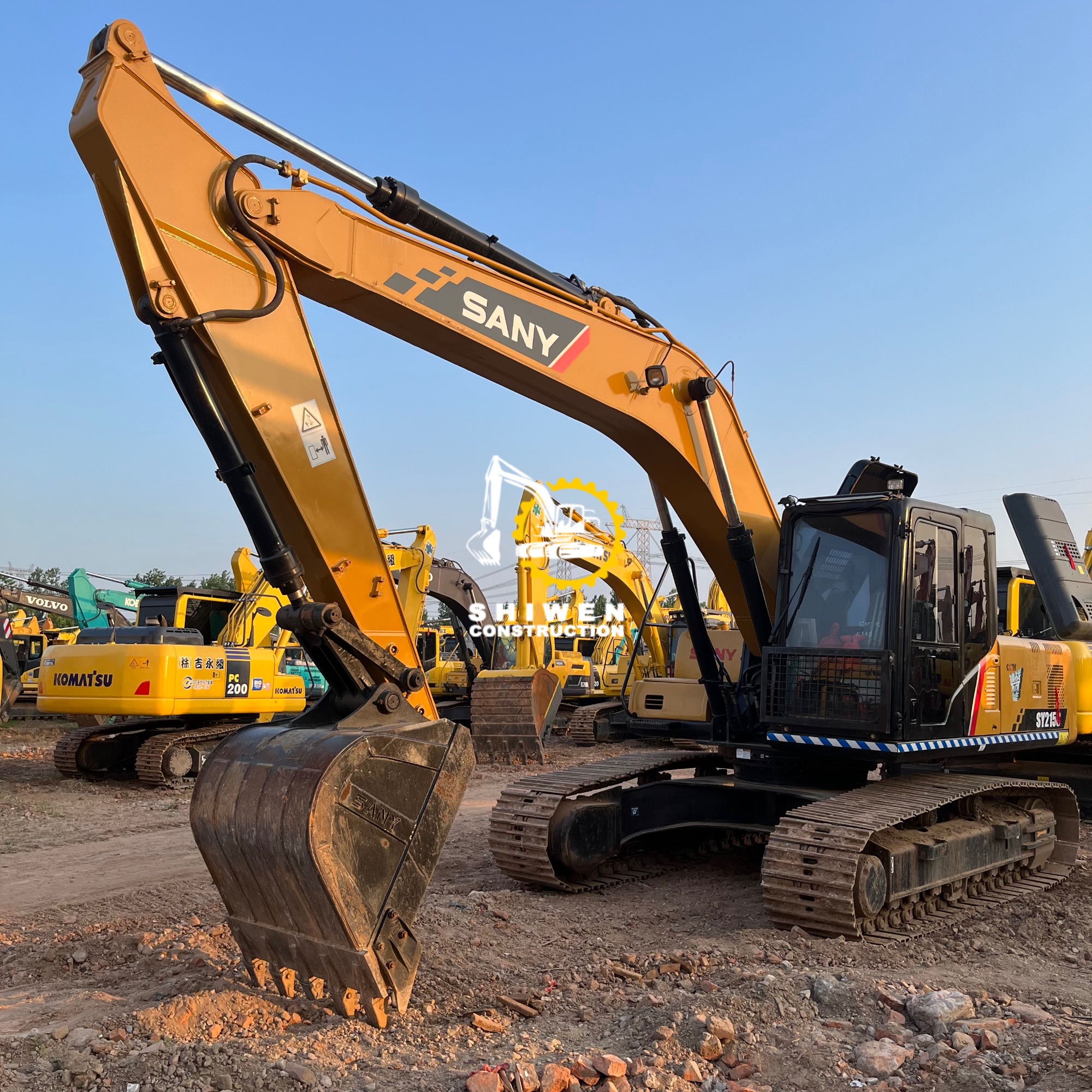 Used SANY 215C Excavator, SANY SY215C-9 SY215C-10 SY215C-8 Excavator ...