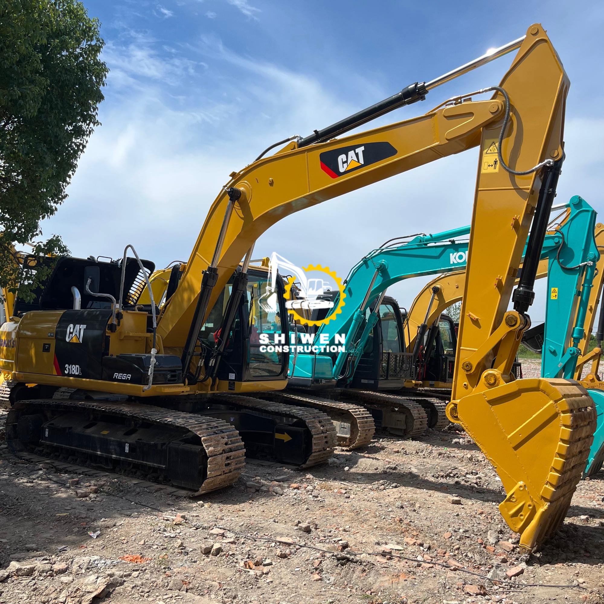 Used CAT 318 excavator, CAT 318DL 319DL 320D 320DL excavator excavadora ...