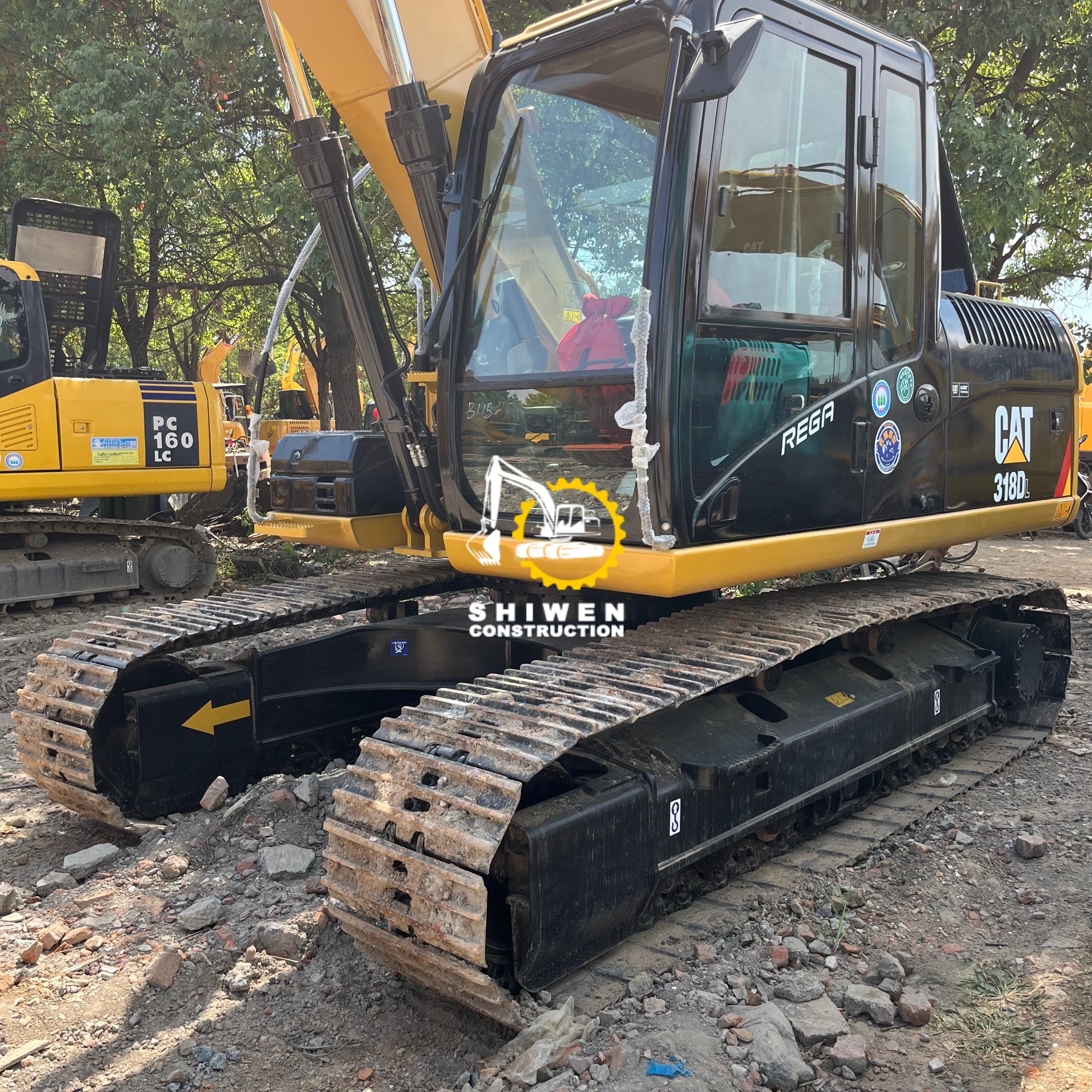 Used CAT 318 excavator, CAT 318DL 319DL 320D 320DL excavator excavadora ...