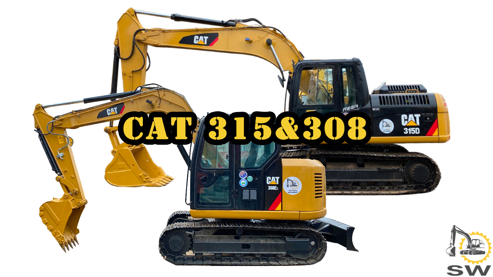 Ship CAT 315D&amp;308E2 excavators to Albania