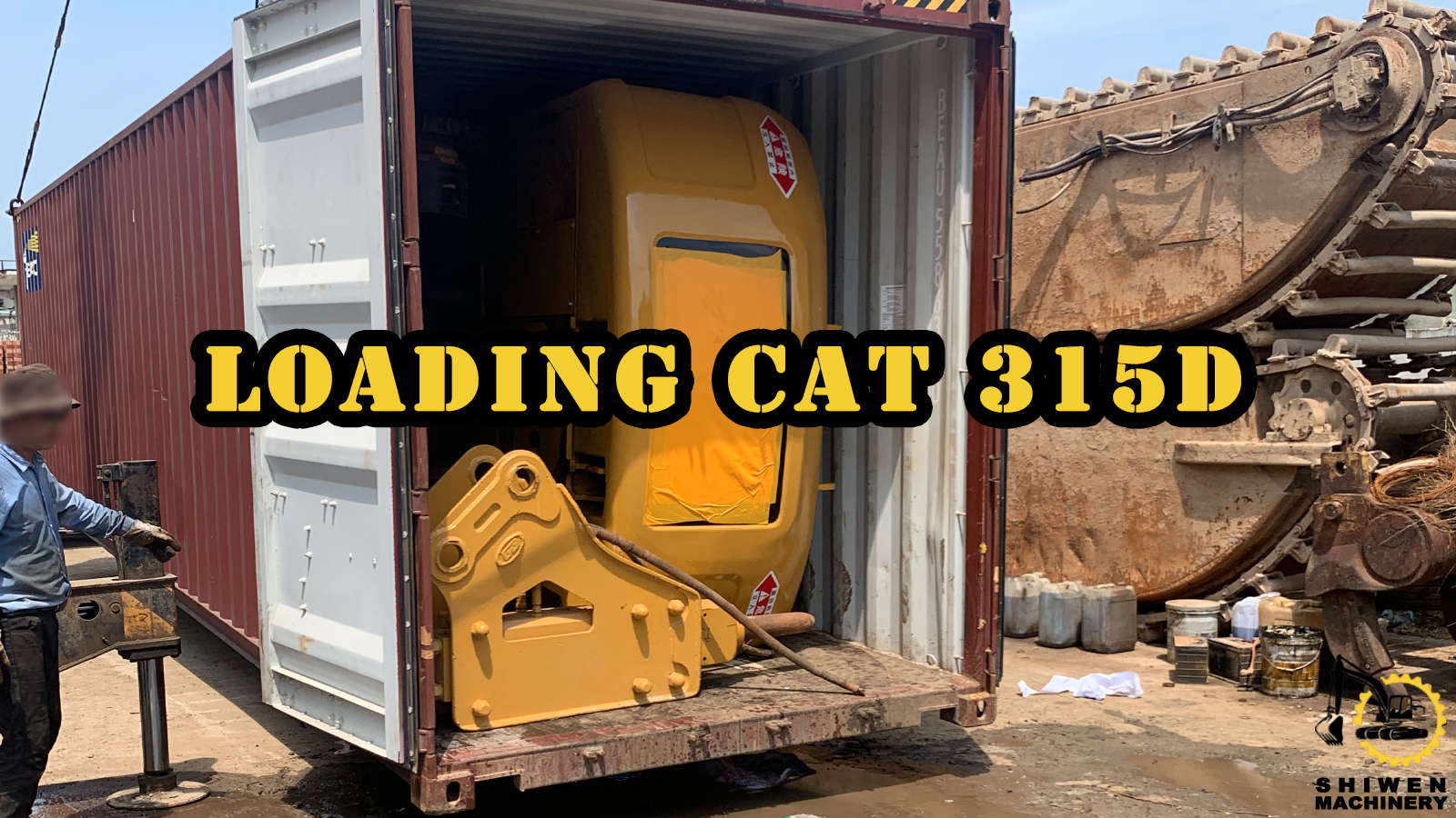Ship CAT 315D excavator to Guatemala!