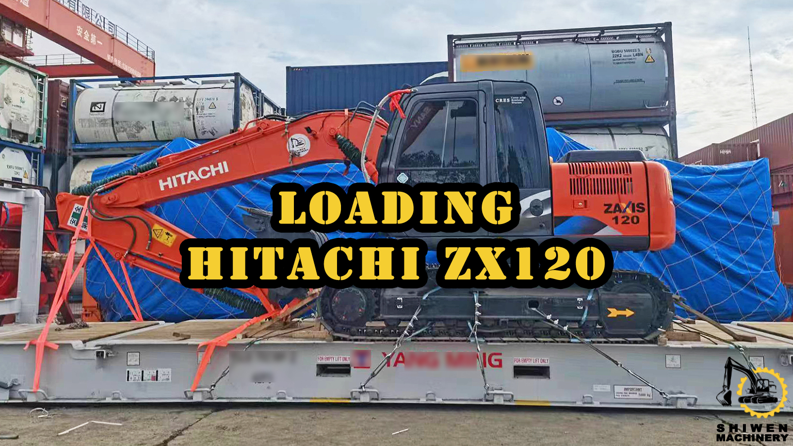 Ship Hitachi ZX120 to North America!