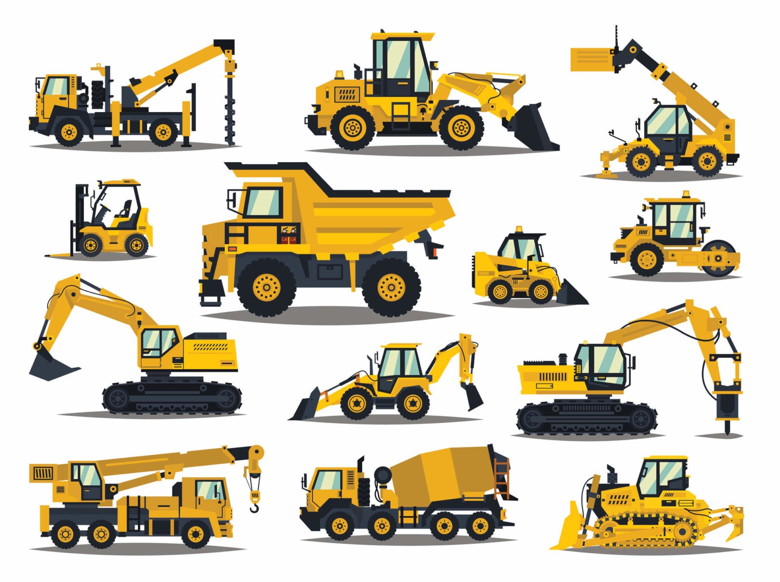 15 Heavy Construction Equipment Names and Uses