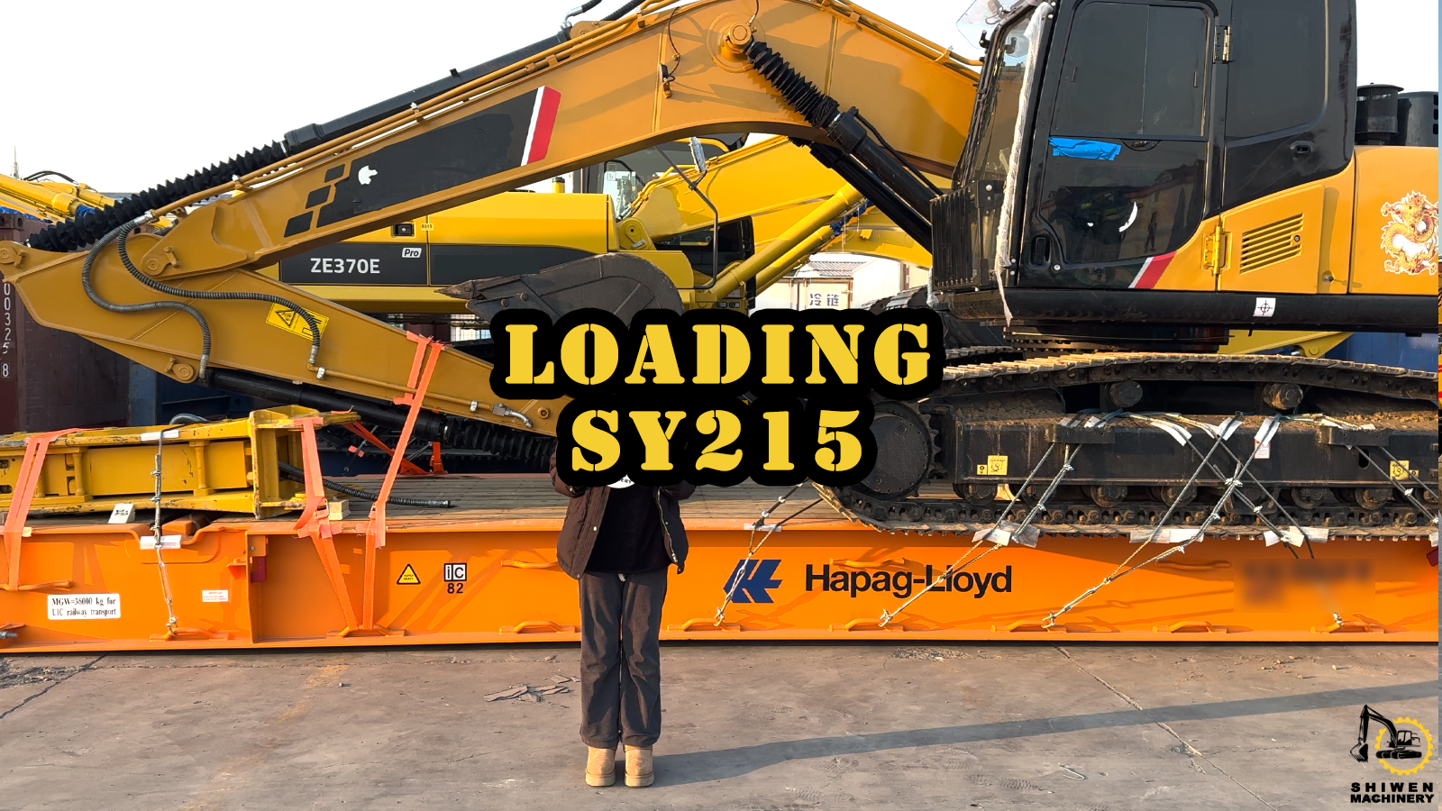 Case | Ship SANY SY215C excavator to South America!