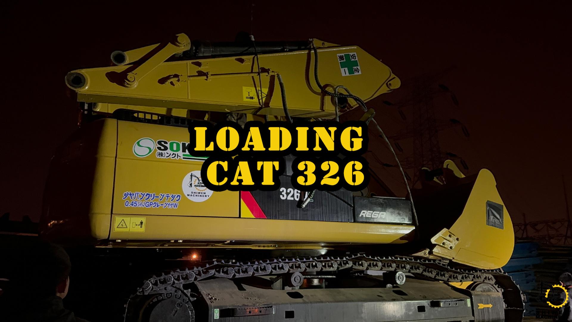 Case | Ship CAT 326 medium excavators to South America!
