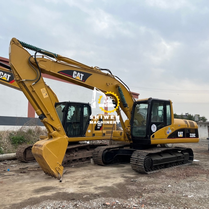 Used CAT 320 320C 320CL excavator with Mitsubishi 3066 engine