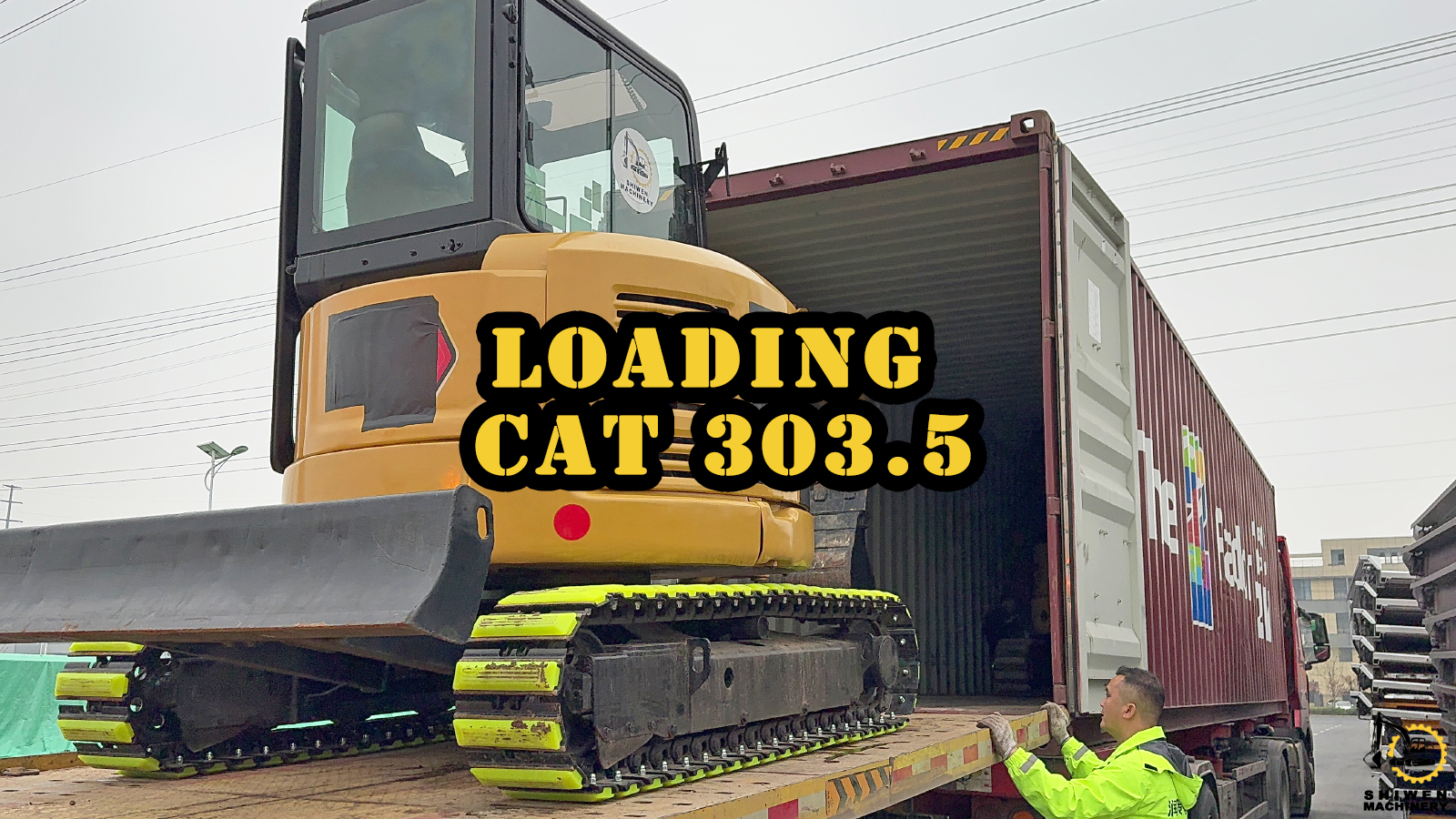 Case | Ship CAT 303.5E CR and Kubota KX163 mini excavators to Europe!