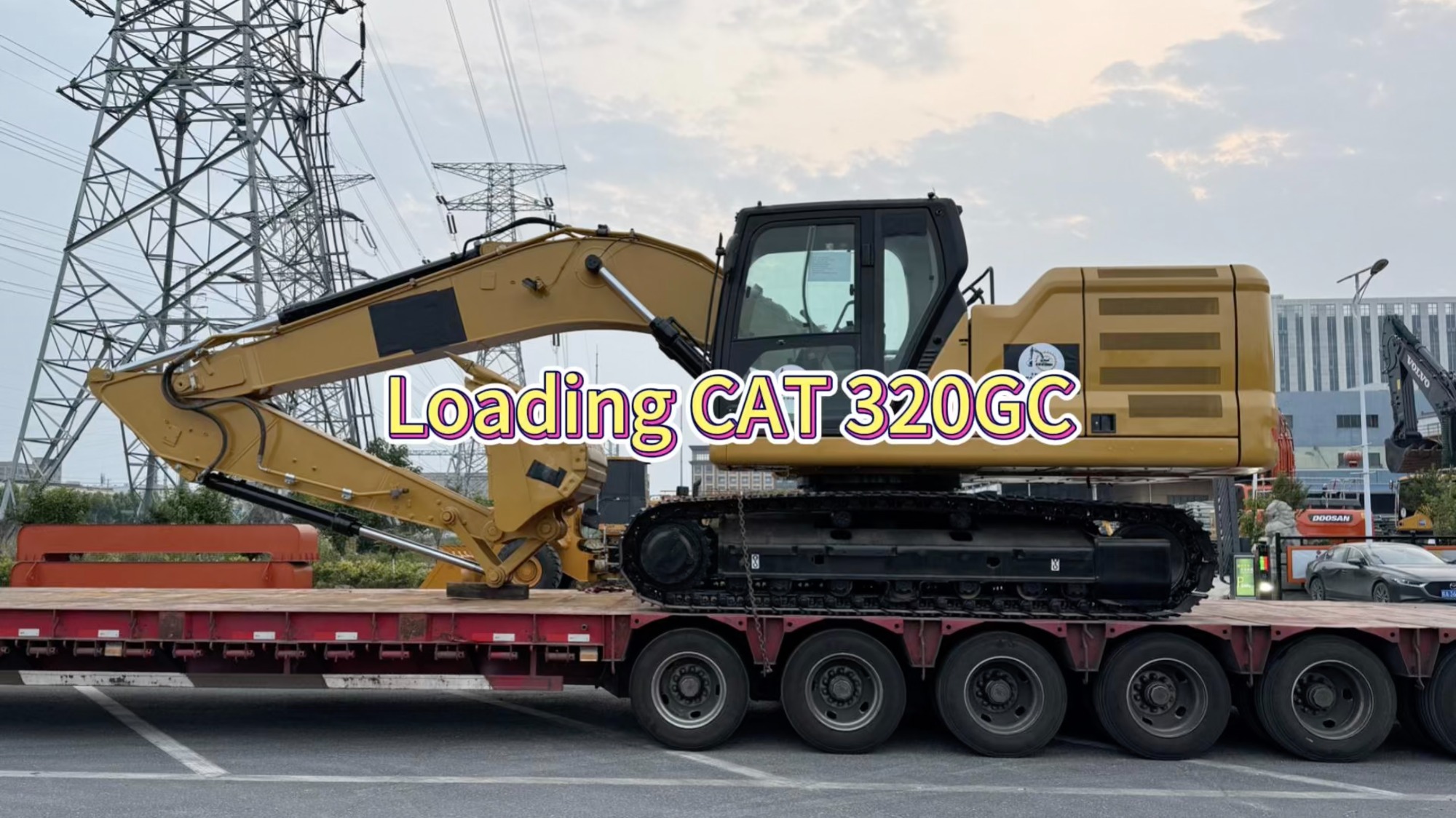 Case | Ship CAT 320GC excavator to South America!