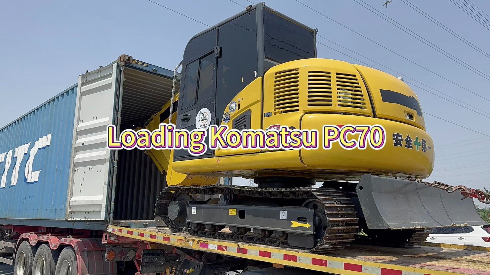 Case | Ship Komatsu PC70 excavator to South-East Asia!